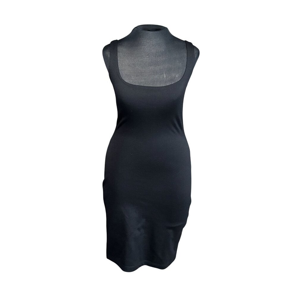 Black Sleeveless Bodycon Midi Dress By Moda Intl